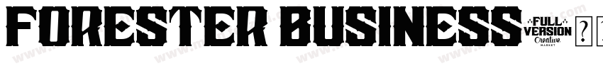 Forester Business字体转换